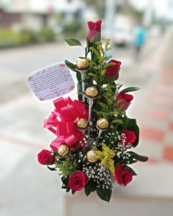 Escala de rosas y chocolates  R15