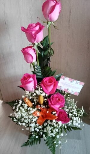 Torre rosas y lirio R04