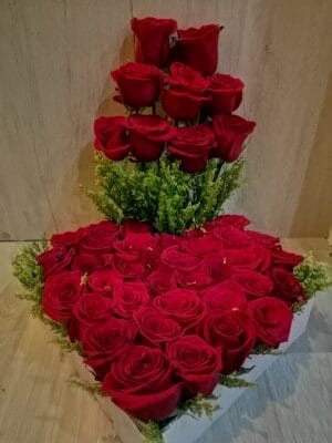 Escala corazon de rosas. R107