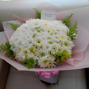 Bouquet de margaritas en papel coreano R145